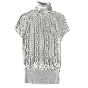 🔴SOLD Gap Women Grey Metallic Pullover Sweater